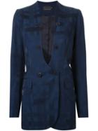 Ginger & Smart Laneway Jacket, Women's, Size: 8, Blue, Polyester/viscose