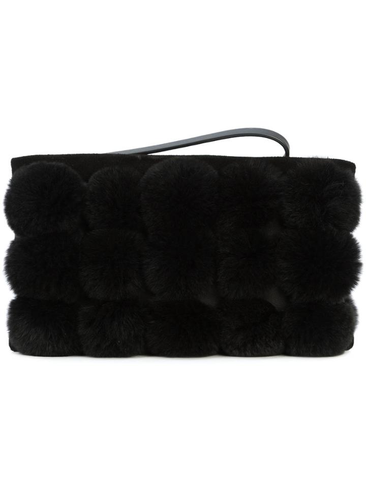 Alexander Wang Roxy Cage Dome Stud Clutch - Black