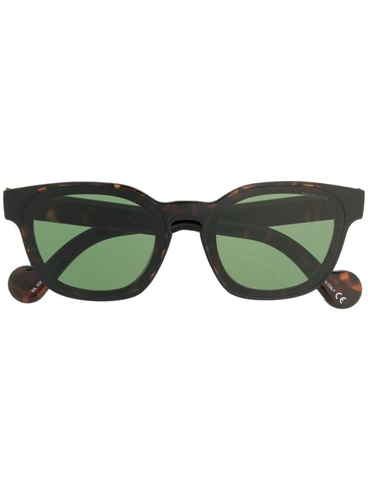Moncler Eyewear Square Sunglasses - Brown