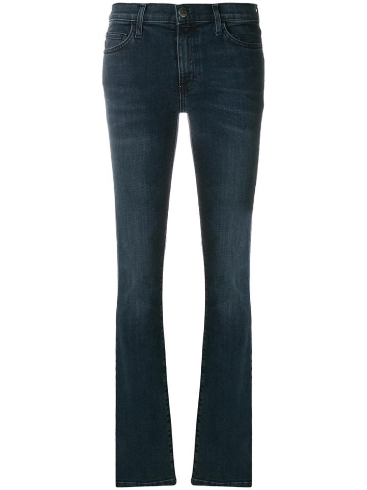 Current/elliott Faded Skinny Jeans - Blue