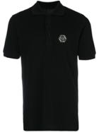 Philipp Plein Logo Plaque Polo Shirt - Black