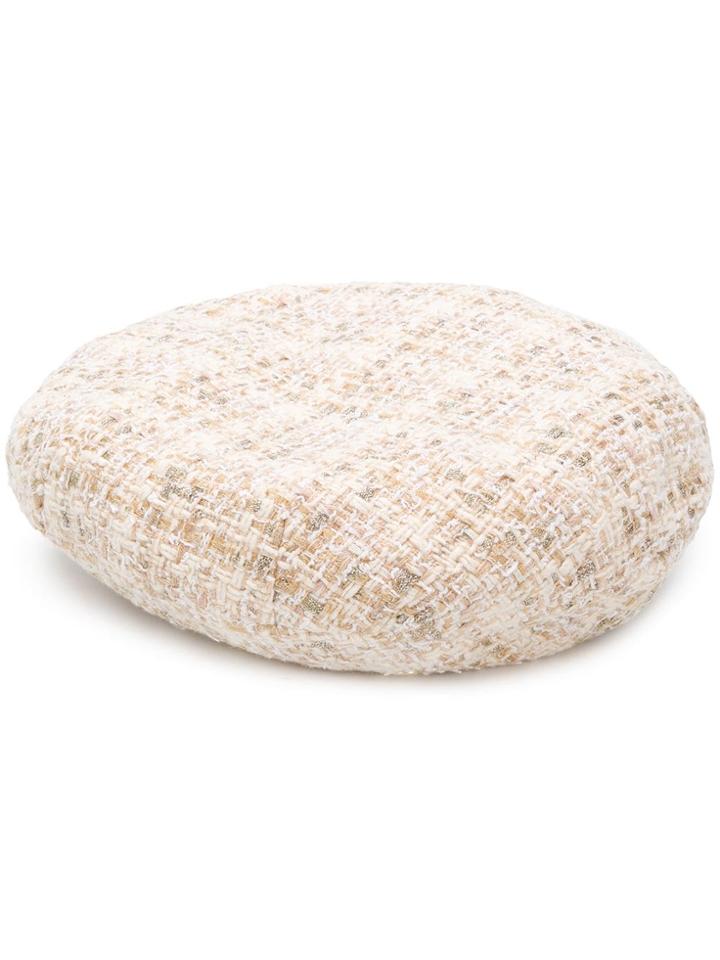 Maison Michel Flore Hat - Neutrals