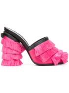 Marco De Vincenzo Fringed Mules - Unavailable