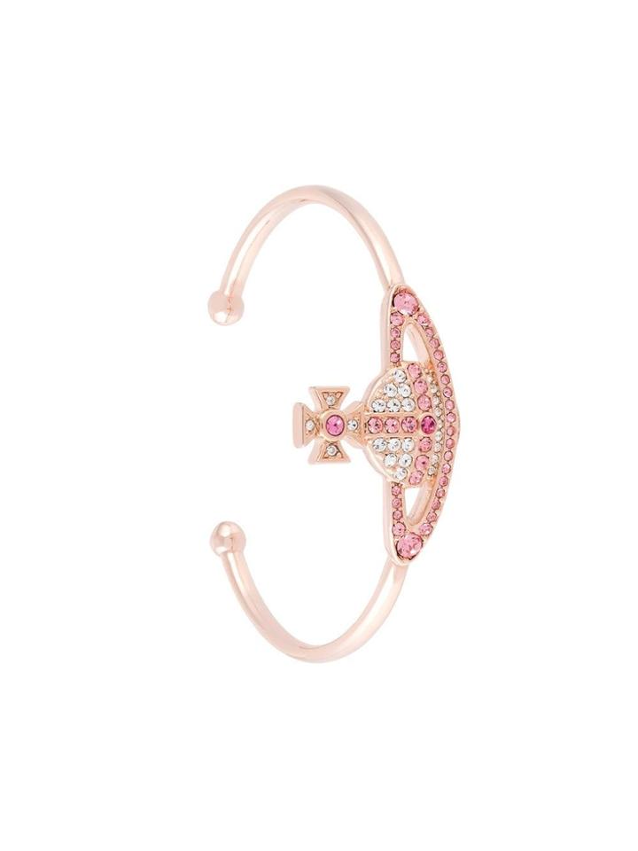 Vivienne Westwood Crystal-embellished Bracelet - Pink