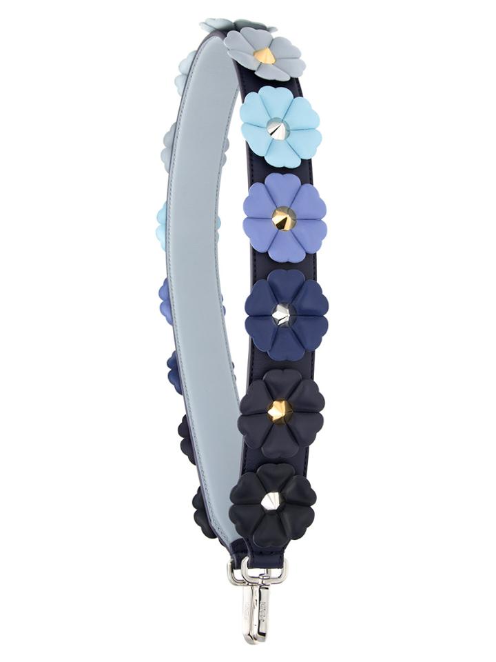 Fendi Flower Embellished Strap You - Blue