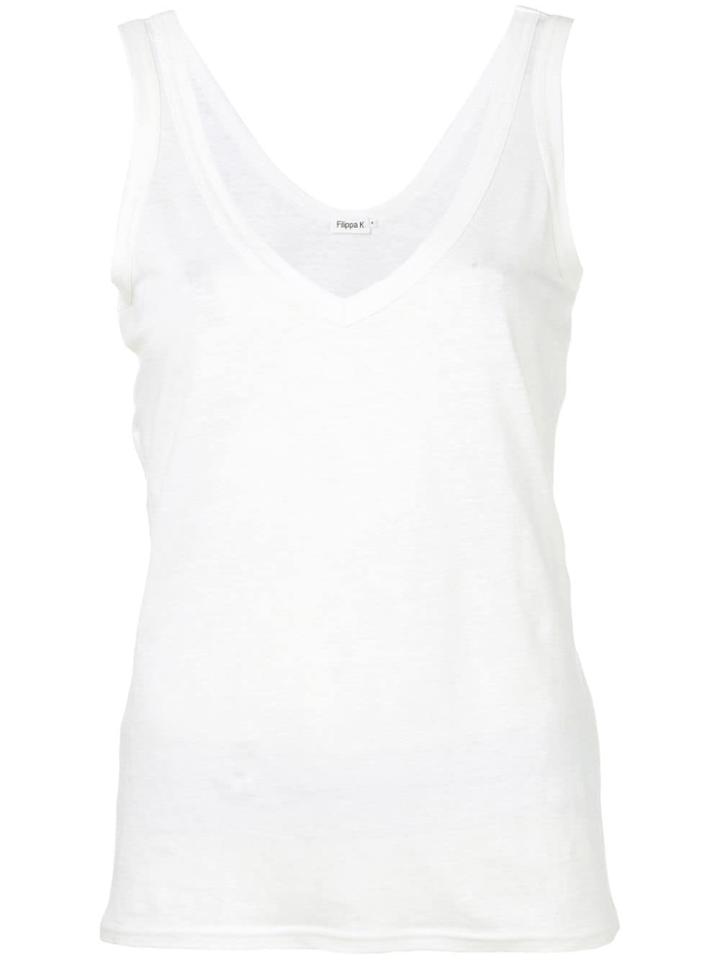 Filippa-k V-neck Tank Top - White