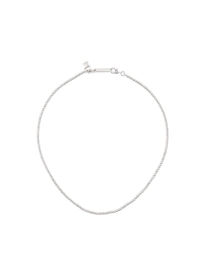 Ambush Beaded Necklace - Silver