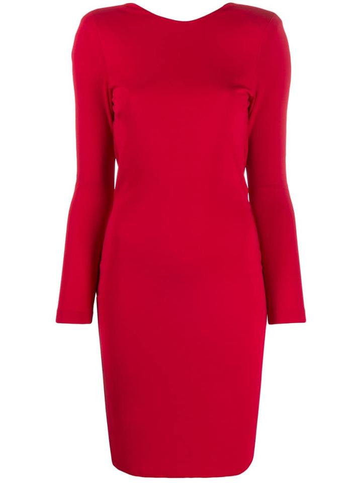 John Richmond Slim Fit Shift Dress - Red