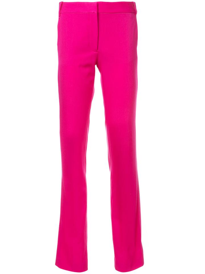 Stella Mccartney Jodi Straight Leg Pants - Pink & Purple