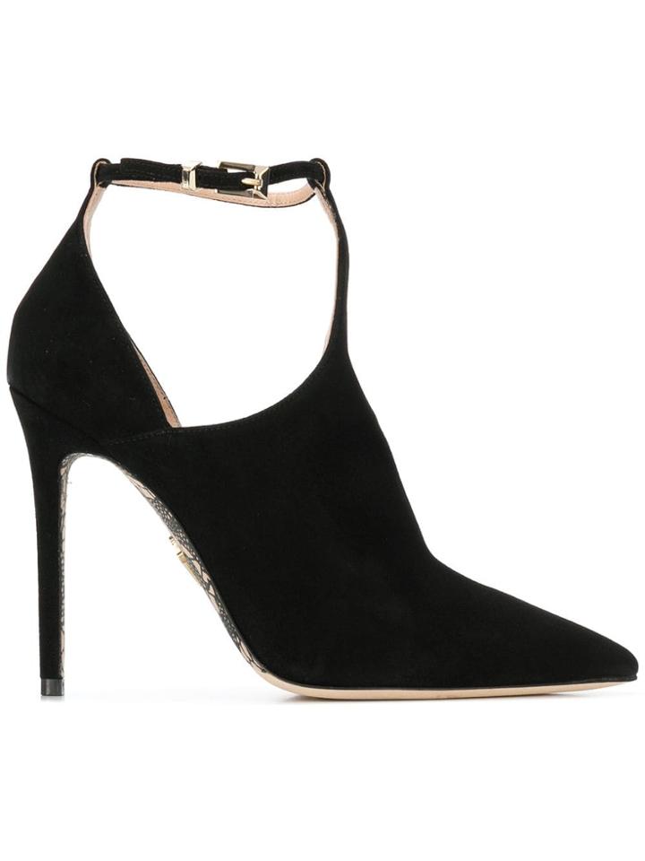 Cesare Paciotti Ankle Strap Pumps - Black