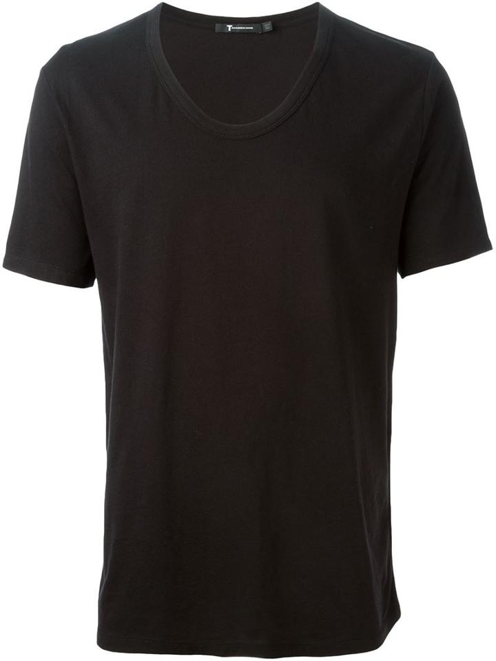 T By Alexander Wang Low Neck T-shirt