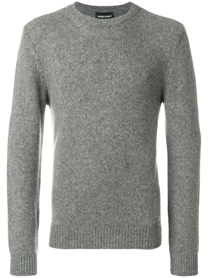 Emporio Armani Long Sleeved Sweatshirt - Grey