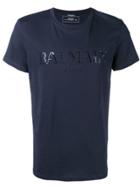 Balmain Contrast Logo T-shirt - Blue