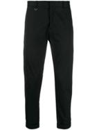 Low Brand Regular Straight-leg Trousers - Black