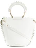 Sara Battaglia Bucket-style Mini Bag - White