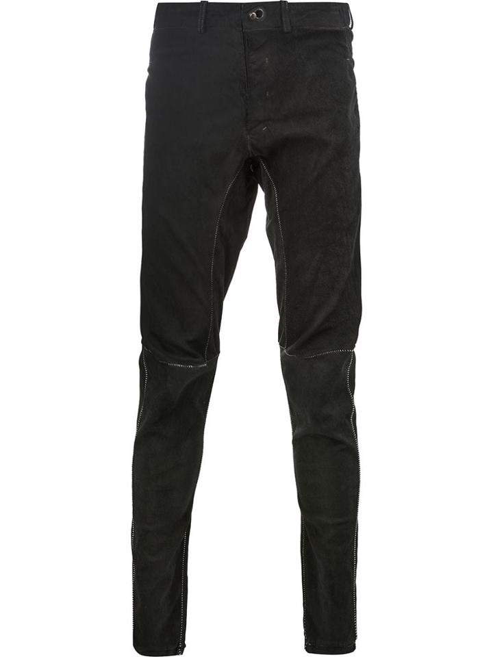 Isaac Sellam Experience Pistonne Slim-fit Trousers - Black