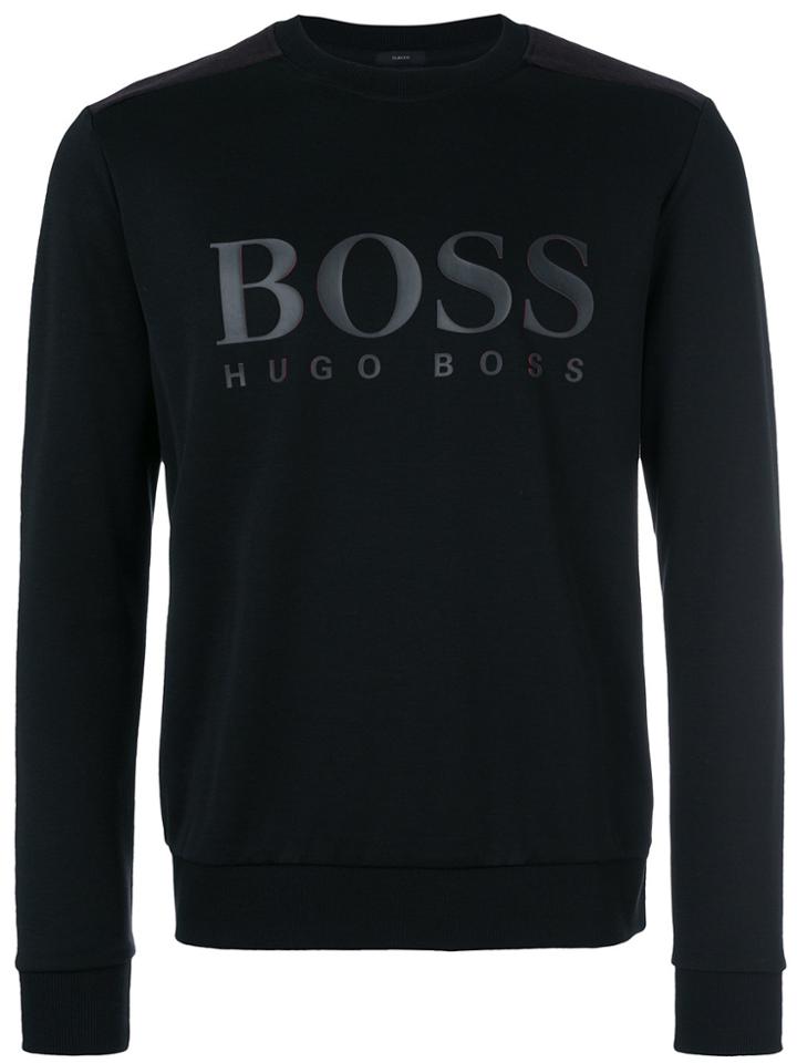 Boss Hugo Boss Logo Print Sweatshirt - Black