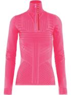 Prada Technical Jacquard Sweater - Pink