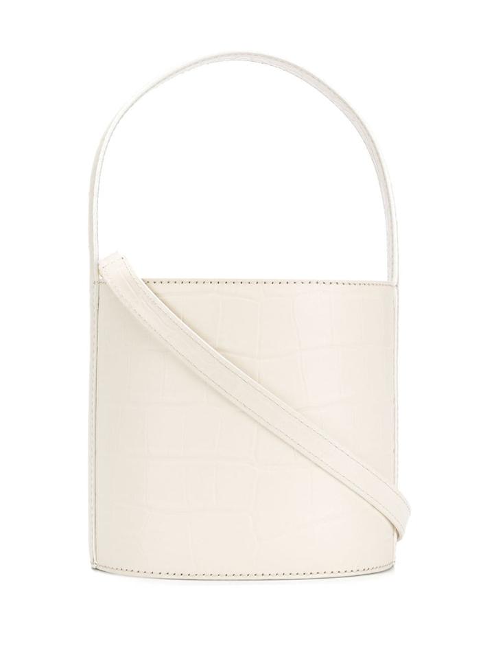 Staud Croco-effect Tote - Neutrals