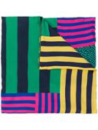 Pierre-louis Mascia Contrast Stripe Scarf - Multicolour