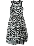 Sacai 'lily' Lace Dress, Women's, Size: 3, Black, Nylon/polyester/nylon