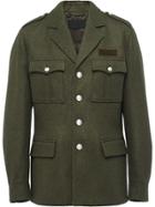 Prada Flap Pockets Military Jacket - Green