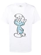 Just A T-shirt - X Misha Hollenbach Smurf T-shirt - Men - Cotton - L, White, Cotton