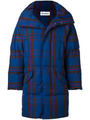 Études Ruin Puffer Coat - Blue