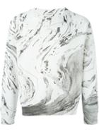 Saint Laurent Oil Slick Print Sweatshirt