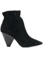 Ash Dafne Elasticated Ankle Boots - Black