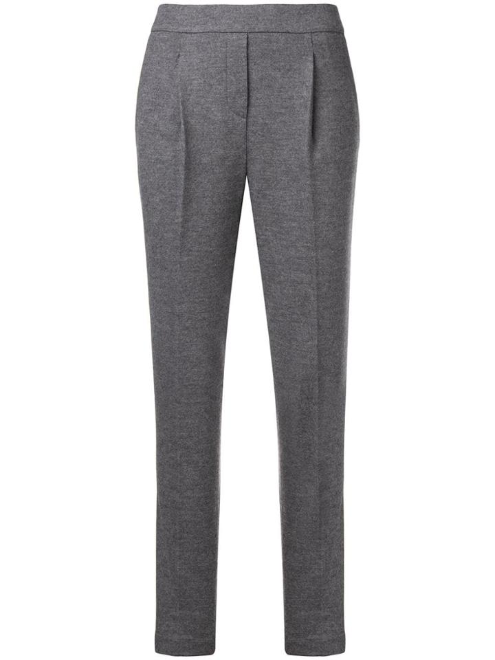 Fabiana Filippi Tapered Leg Knitted Trousers - Grey
