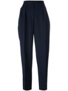 Jil Sander - Christopher Trousers - Women - Cotton/mohair/wool - 38, Blue, Cotton/mohair/wool