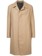 Lanvin Concealed Front Coat - Brown