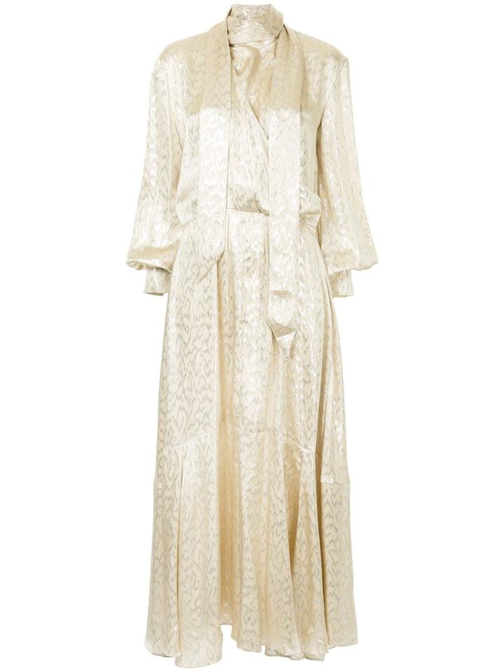 Layeur Empire Line Metallic Dress