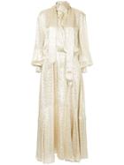 Layeur Empire Line Metallic Dress