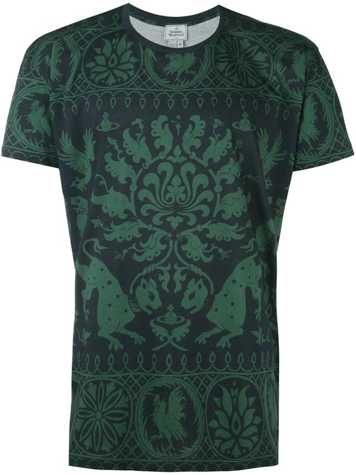 Vivienne Westwood Man Slim-fit T-shirt, Men's, Size: Large, Black, Cotton