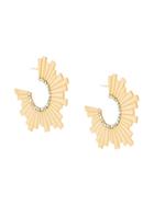 Charlotte Valkeniers Large Cosmic Hoop Earings - Metallic