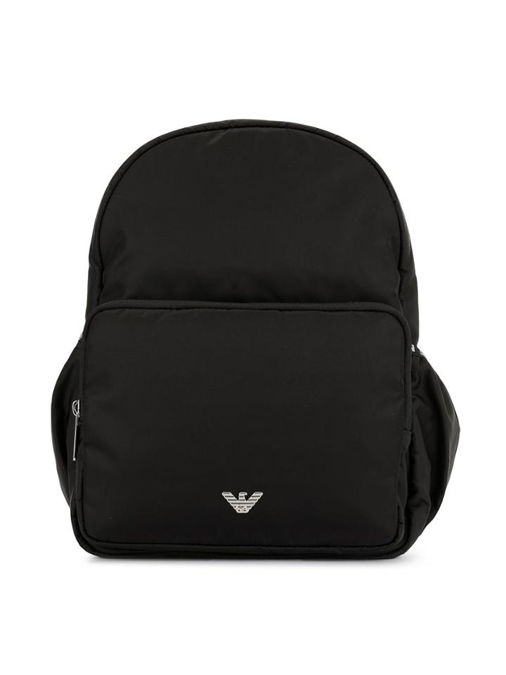 Emporio Armani Kids Padded Backpack - Black