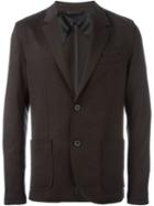 Lanvin Classic Blazer, Men's, Size: 48, Brown, Nylon/cupro/viscose/wool