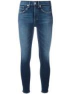Rag & Bone /jean Cropped Jeans, Women's, Size: 26, Blue, Cotton/polyurethane