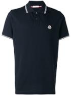Moncler Short Sleeved Polo Shirt - Black