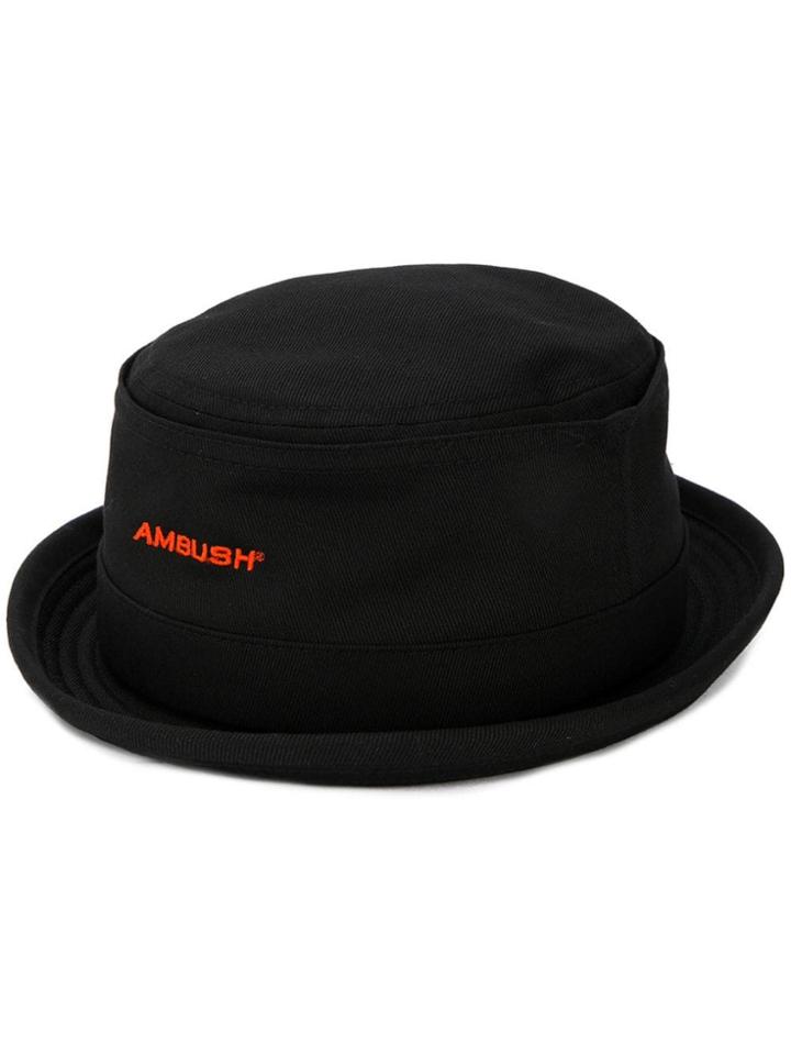 Ambush Embroidered Logo Hat - Black