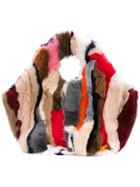Astraet Fur Detail Tote Bag - Multicolour
