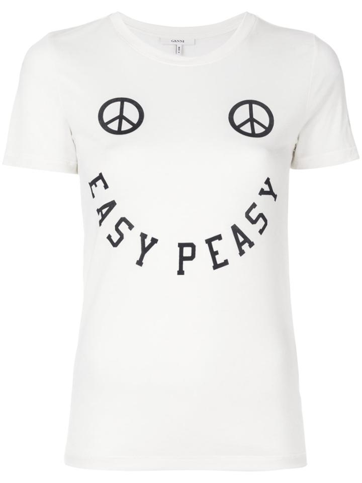 Ganni Easy Peasy T-shirt - White