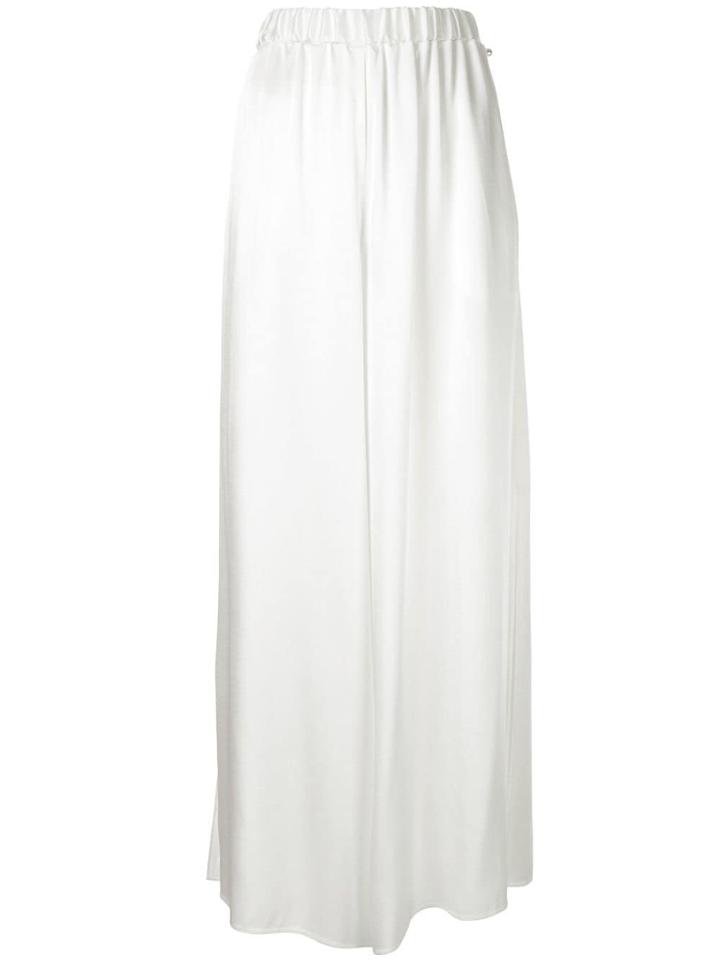 Ingie Paris Plain Palazzo Pants - White