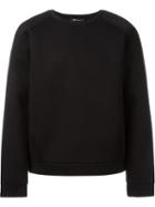 T By Alexander Wang Scuba Sweatshirt, Men's, Size: S, Black, Polyester/polyurethane/spandex/elastane/rayon