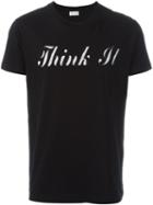 Saint Laurent Think It Print T-shirt, Men's, Size: Large, Black, Cotton