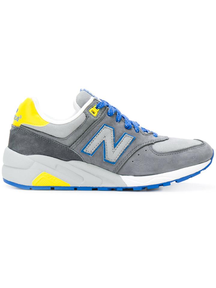 New Balance Contrast Panel Sneakers - Grey
