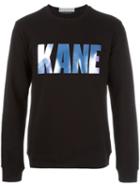 Christopher Kane Printed Sweatshirt, Men's, Size: Large, Black, Cotton