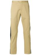 Palm Angels Contrast Stripe Chinos - Nude & Neutrals